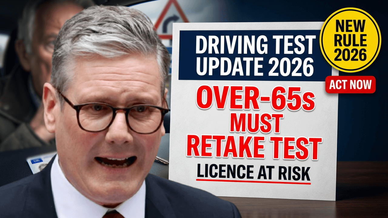 New 2026 Driving Test for Over‑65s Confirmed – Licence at Risk